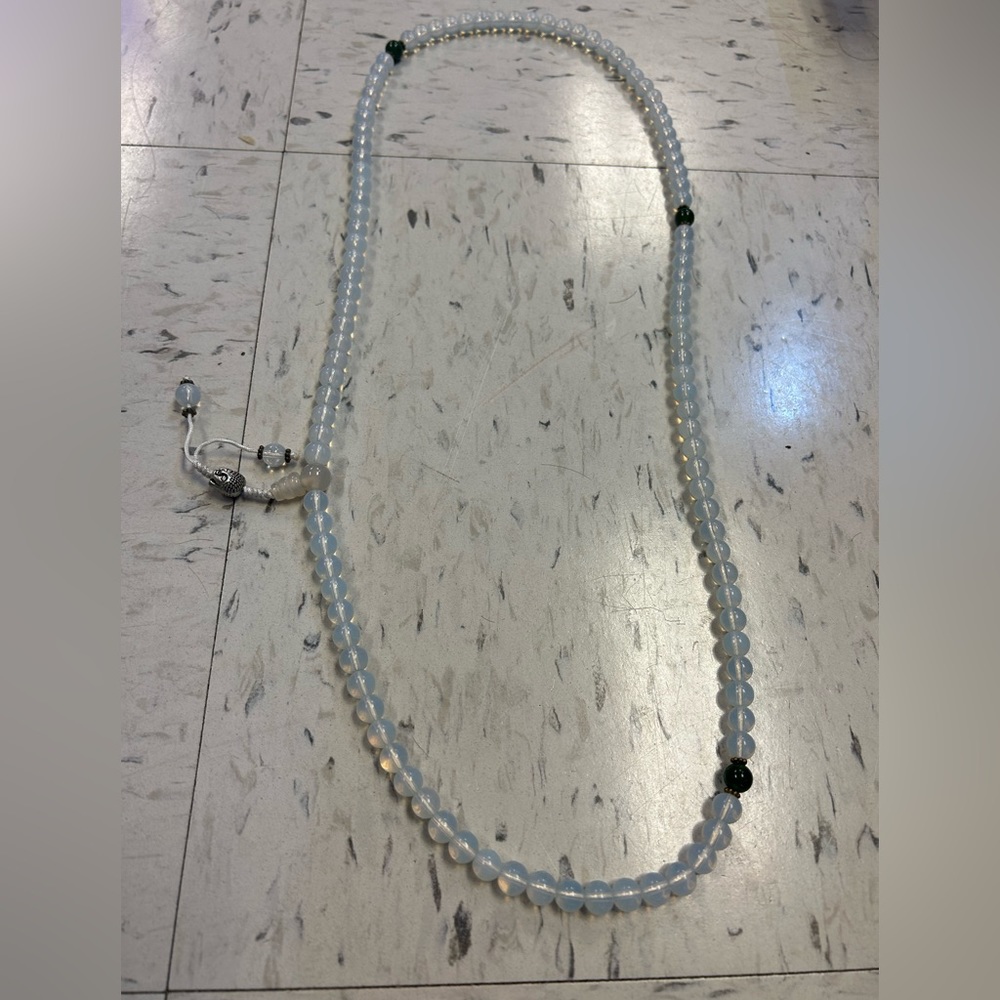 Real authentic stone beaded necklace